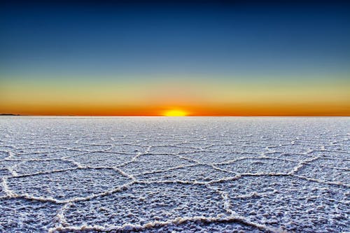 Sunrise in the Salar de Uyuni  Bolivia &ndash; &copy; Tiago Lopes Fernandez All Rights Reserved