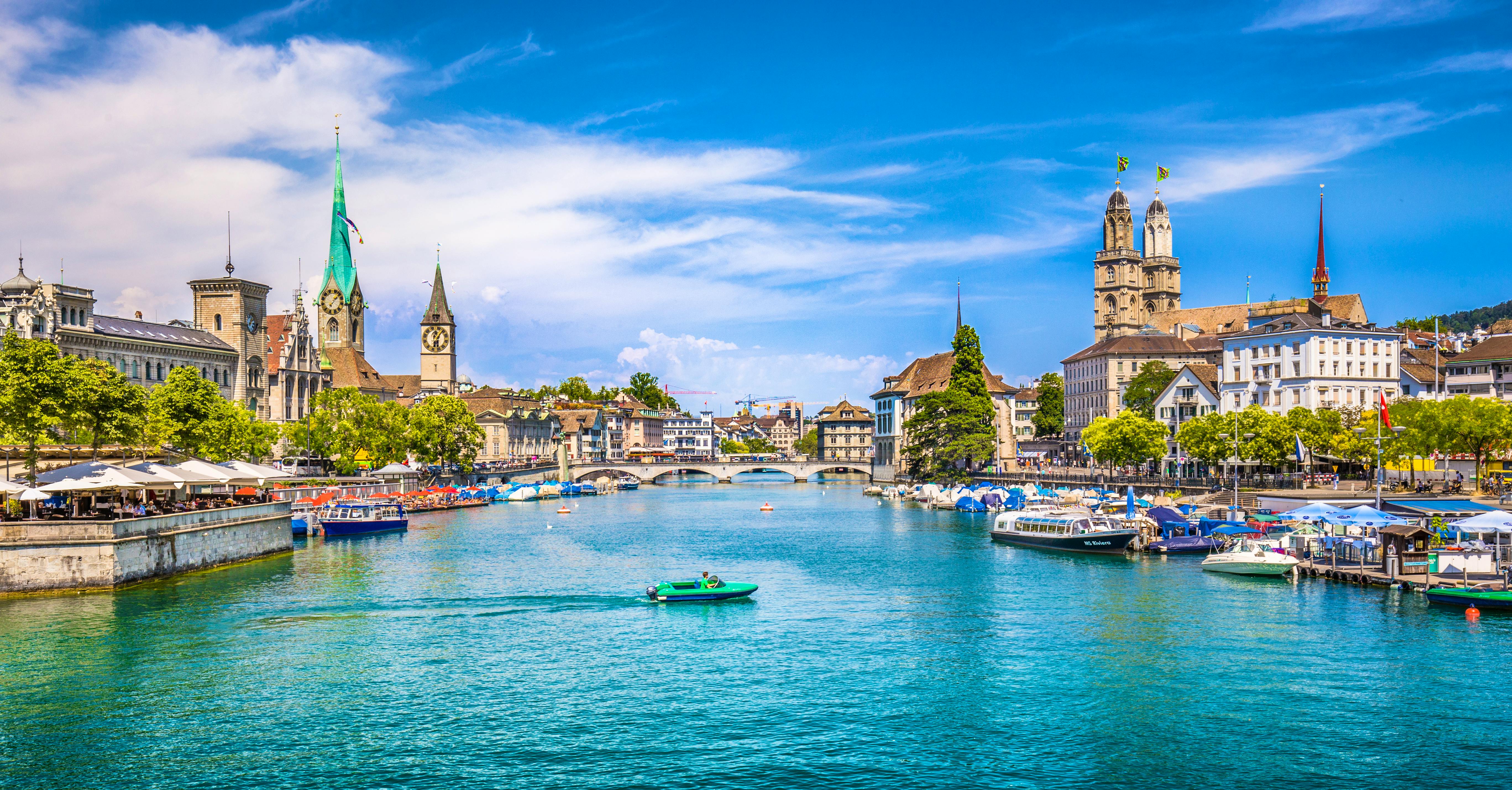 Zrich city center with river Limmat, Switzerland &copy; JFL Photography - Fotolia