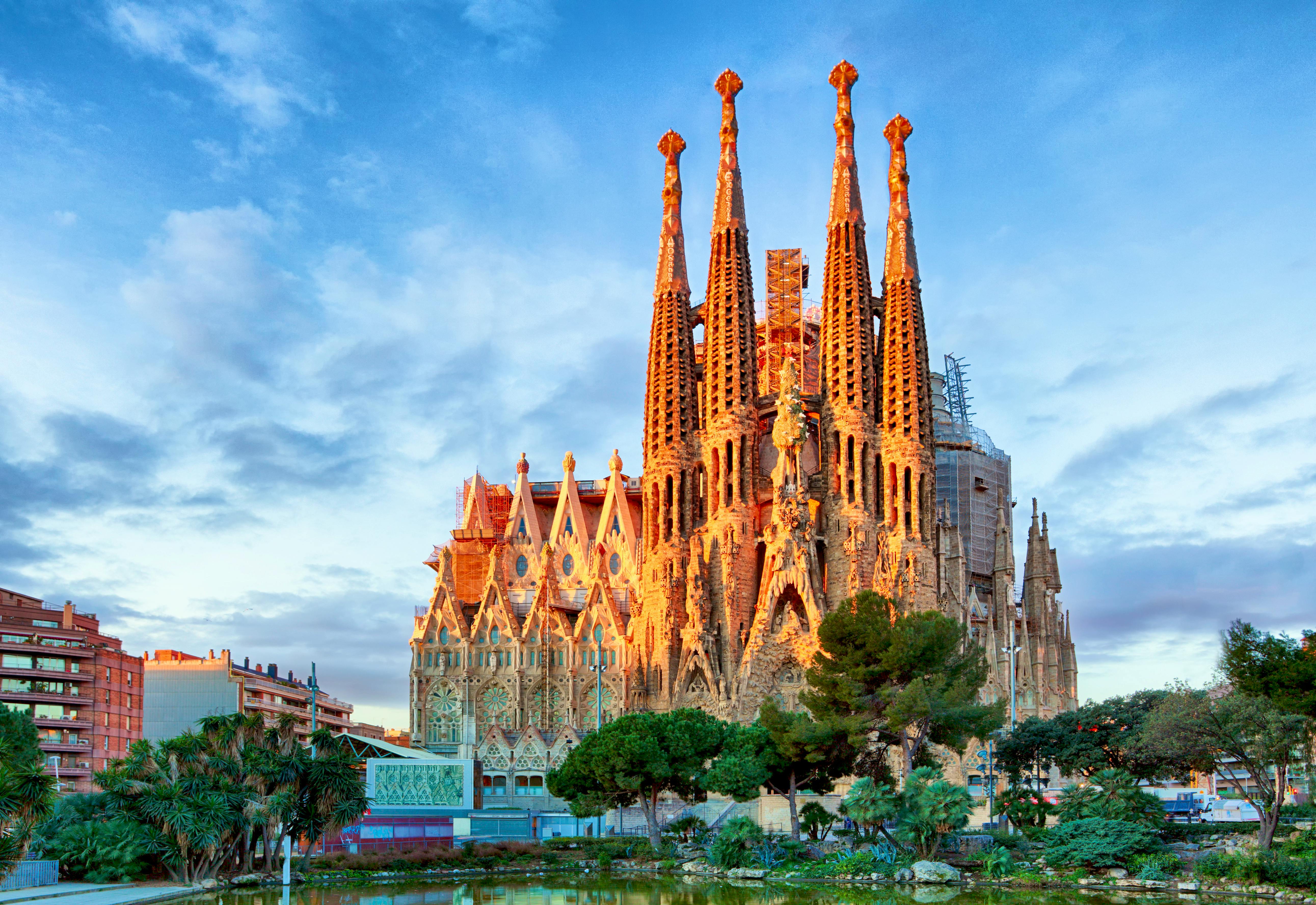 BARCELONA, SPAIN - FEBRUARY 10: La Sagrada Familia - the impressive cathedral designed by Gaudi, which is being build since 19 March 1882 and is not finished yet February 10, 2016 in Barcelona, Spain. &copy; TTstudio - Fotolia