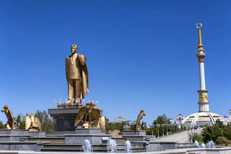 Independence Monument in Ashgabat Turkmenistan - &copy;takawildcats - Fotolia