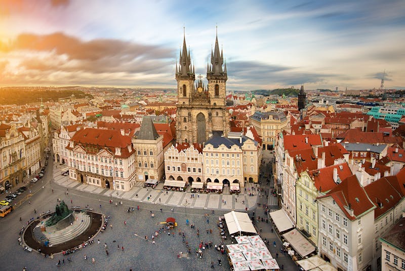 Prag - Blick auf den Marktplatz in der Altstadt (Stare Mesto) - ©Patryk Michalski - Fotolia