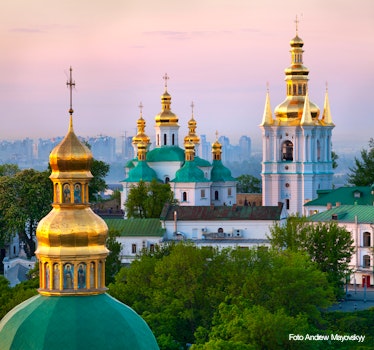 View of Kiev Pechersk Lavra Orthodox Monastery  Ukraine – © Andrew Mayovskyy