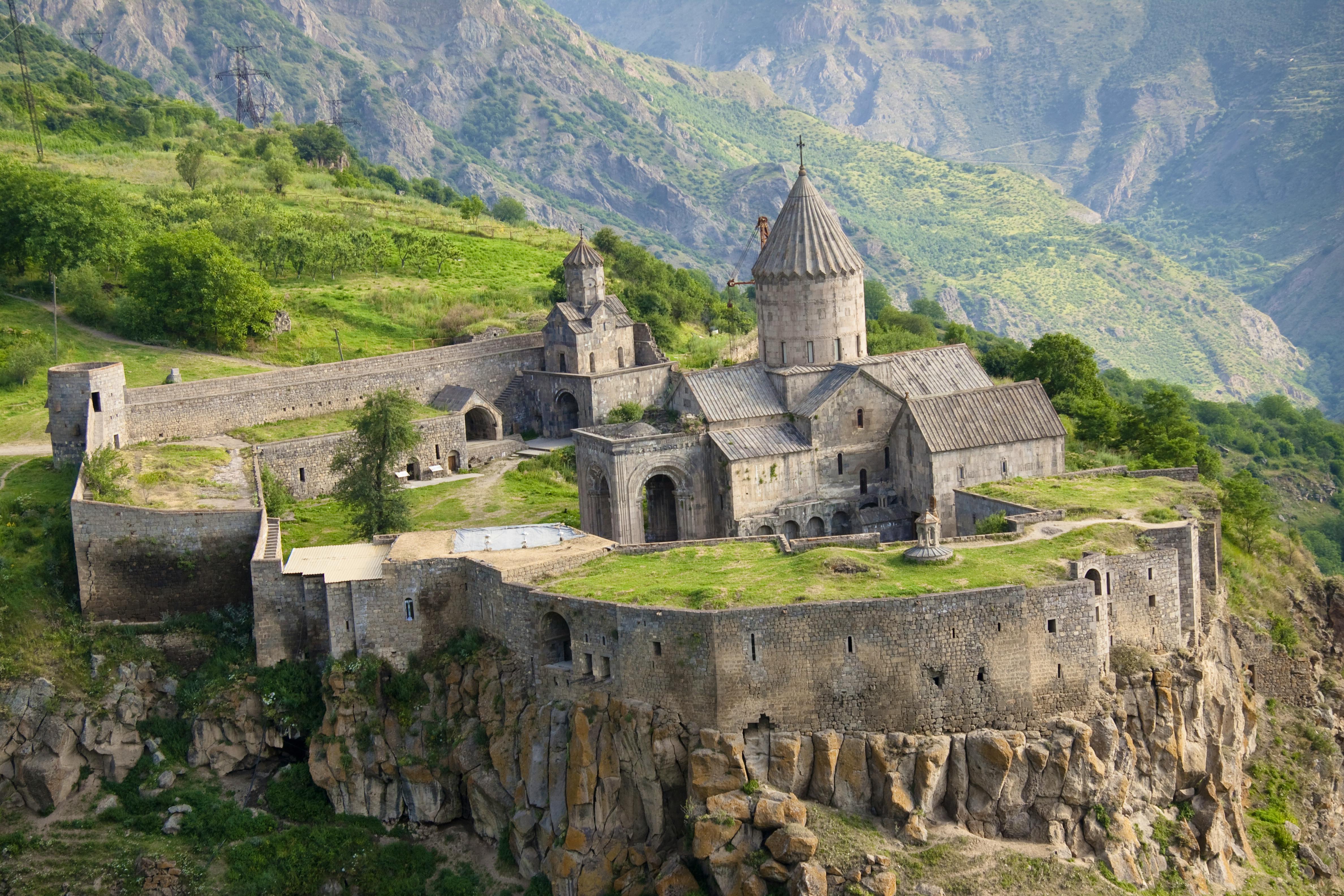 Tatev monastyr in Armenia  Aerial view  Summer day &copy; Doin Oakenhelm - Fotolia