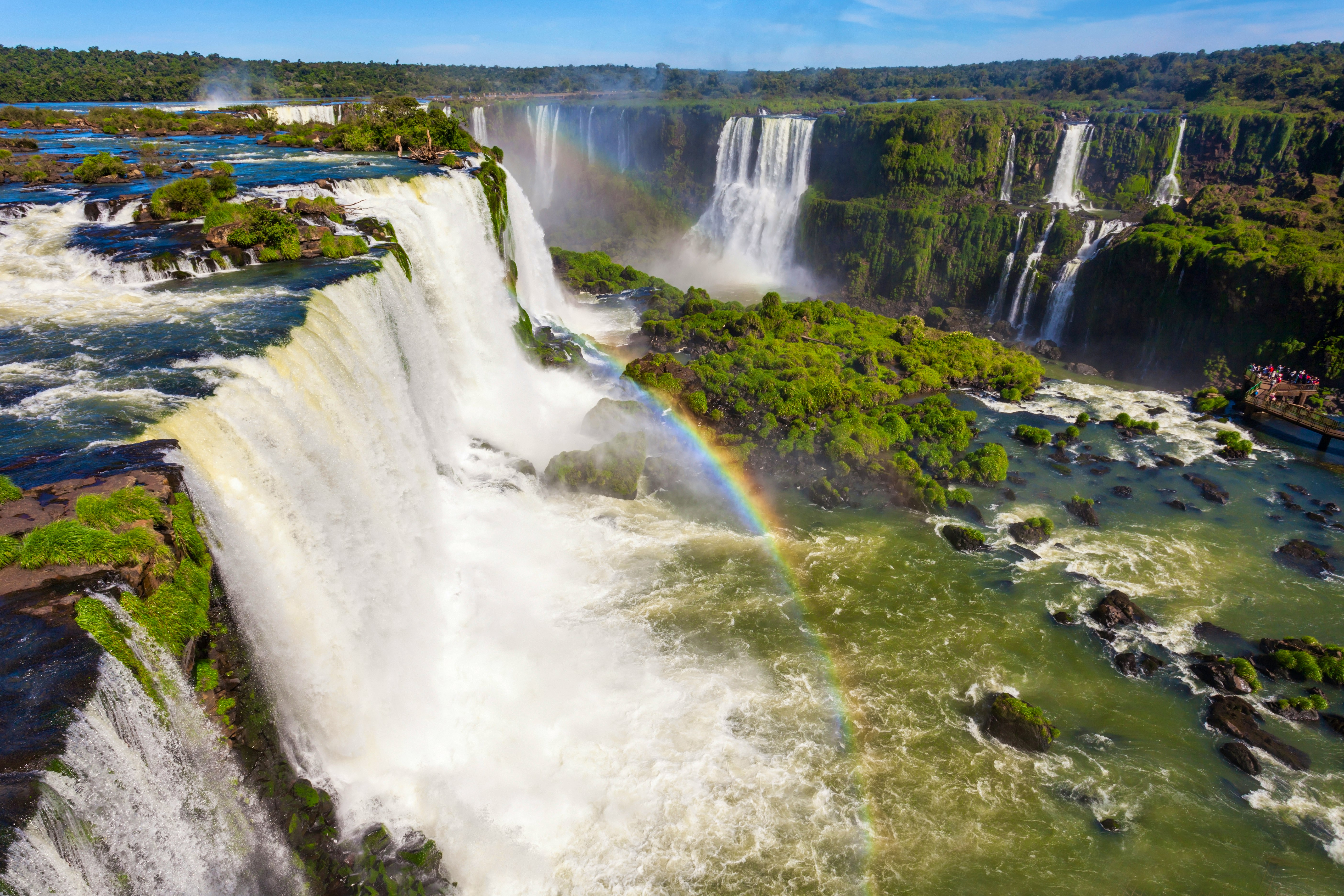 Devil s Throat  Garganta del Diablo  is the biggest of the Iguazu Waterfalls  Located on the Iguazu River on the border of the Argentina and the Brazil  – © saiko3p - Fotolia