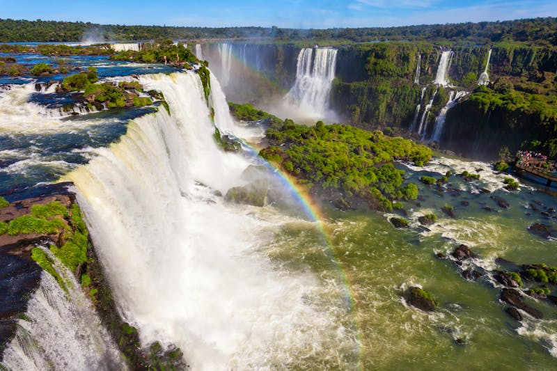 Teufelsschlund (Garganta del Diablo) an den Iguazu-Wasserfällen in Brasilien - ©saiko3p - Fotolia