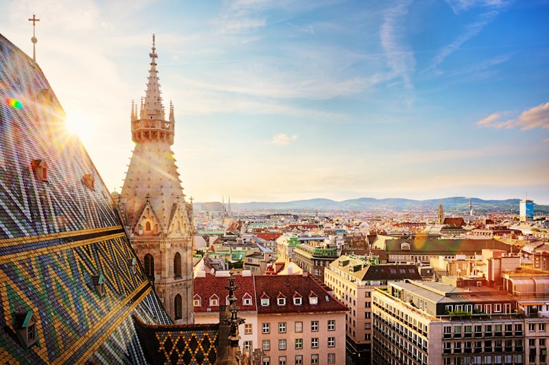 Vienna, St. Stephens Cathedral, view from north tower - ©Ingo Bartussek - Fotolia