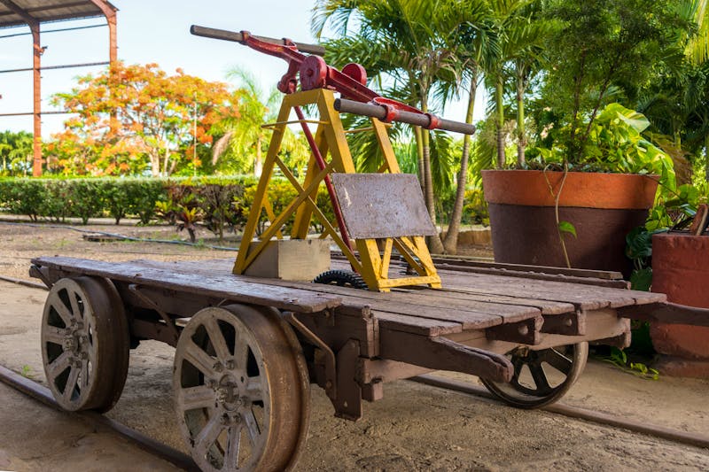 Zuckerrohr- und Eisenbahn-Museum in Caibarien, Santa Clara - eine historische Draisine - ©TOimages - stock.adobe.com