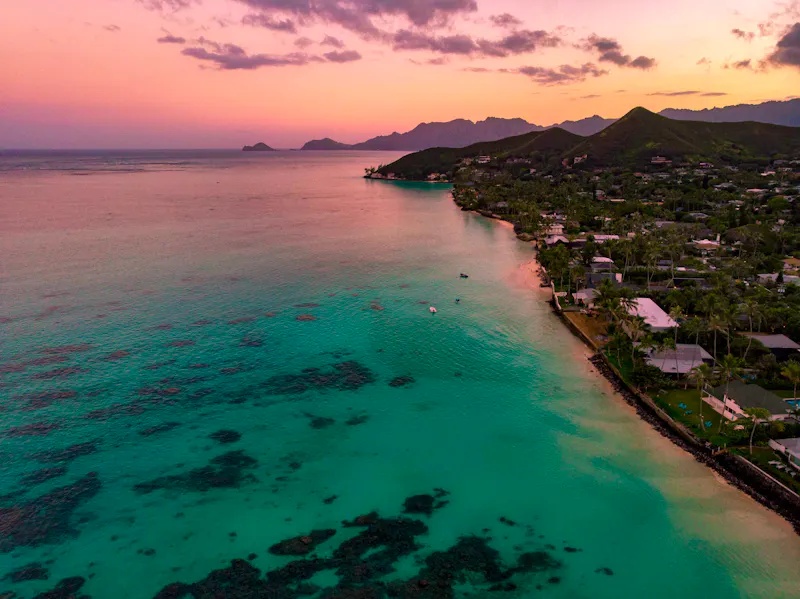 Another glorious evening at Lanikai on Oahu  Hawaii - &copy;Michelle - stock.adobe.com