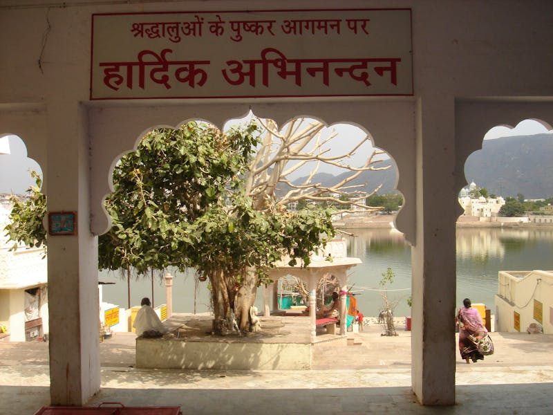 Pushkar in Rajasthan - Blick zu den Ghats in Pushkar - ©Stefan Jahnke (Eberhardt TRAVEL)