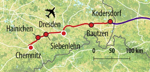 HTS Anreise-Route G0 – © Eberhardt TRAVEL