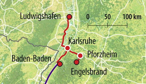 HTS Anreise-Route M0 – © Eberhardt TRAVEL