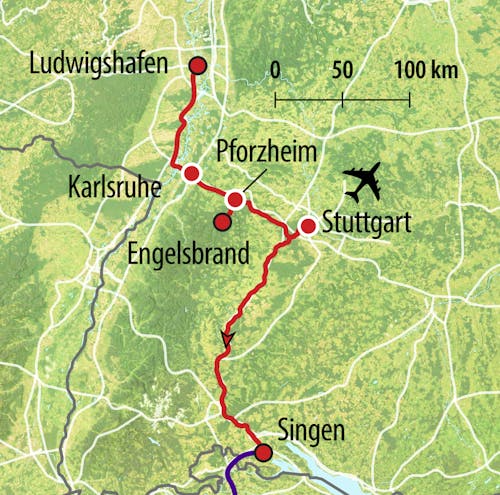 HTS Anreise-Route P0 – © Eberhardt TRAVEL