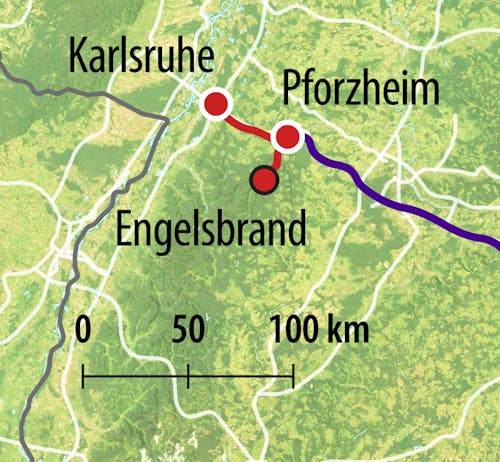 HTS Anreise-Route T1 – © Eberhardt TRAVEL