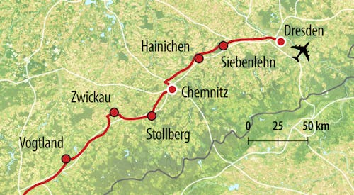 HTS Anreise-Route A0 – © Eberhardt TRAVEL