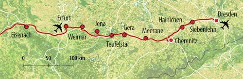 HTS Anreise-Route B0 – © Eberhardt TRAVEL