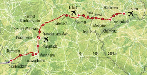 HTS Anreise-Route BC – © Eberhardt TRAVEL