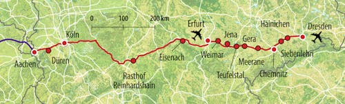 HTS Anreise-Route BD – © Eberhardt TRAVEL
