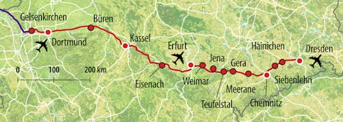 HTS Anreise-Route BE – © Eberhardt TRAVEL