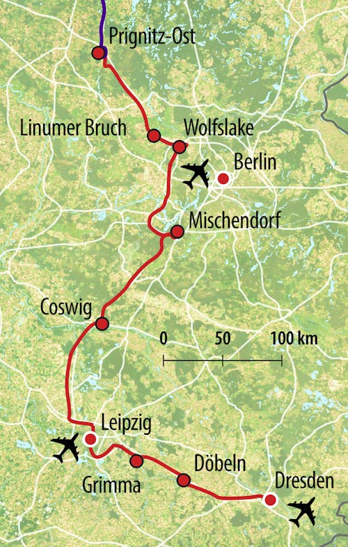 HTS Anreise-Route C0 – © Eberhardt TRAVEL