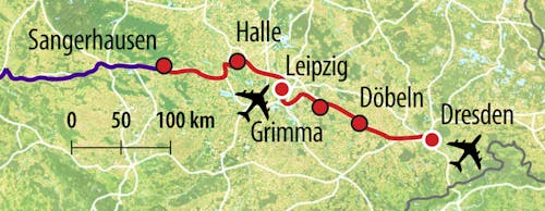 HTS Anreise-Route CG – © Eberhardt TRAVEL