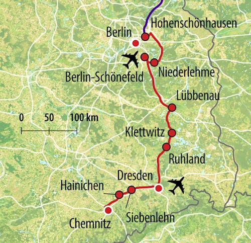 HTS Anreise-Route D0 – © Eberhardt TRAVEL