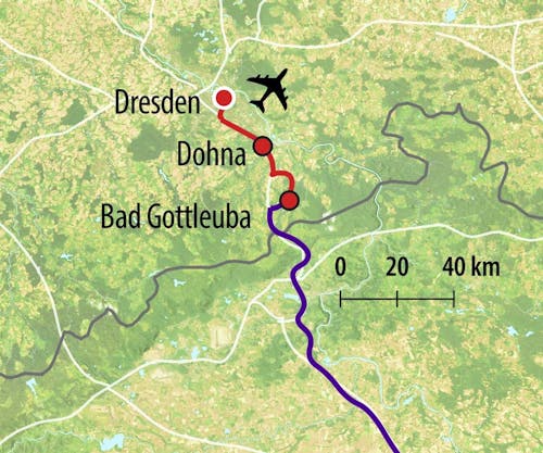 HTS Anreise-Route EK – © Eberhardt TRAVEL