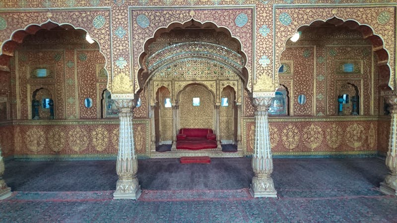 Thron im Fort Junagarh in Bikaner - ©Stefan Jahnke (Eberhardt TRAVEL)