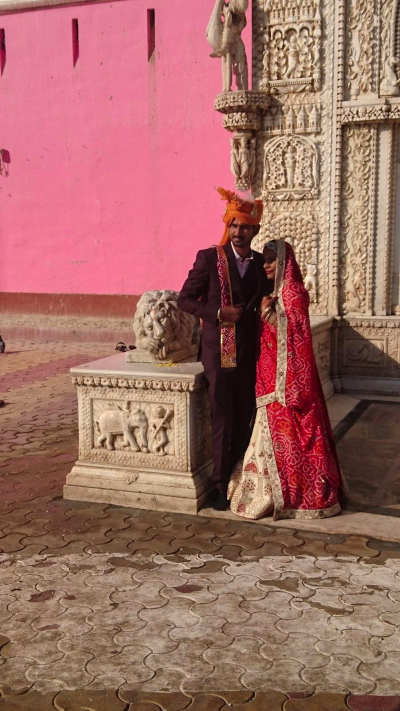 Brautpaar am Rattentempel Karni Mata in Deshnok - ©Stefan Jahnke (Eberhardt TRAVEL)