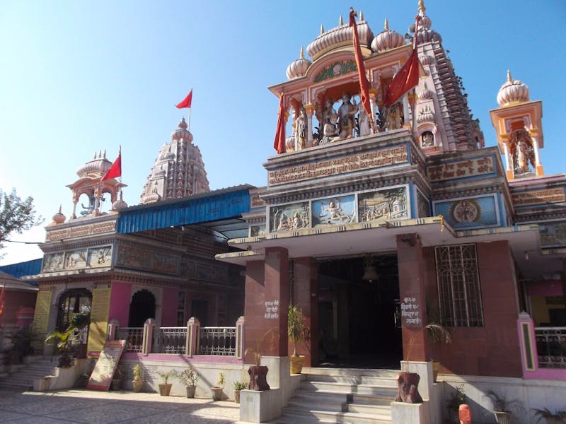 Hanuman-Tempel südindischer Prägung im Shekawati-Gebiet - ©Eberhardt TRAVEL