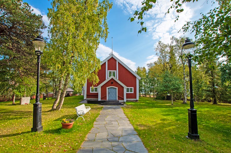 Kleine Kirche in Kiruna - Schwedisch Lappland - ©Enken - stock.adobe.com