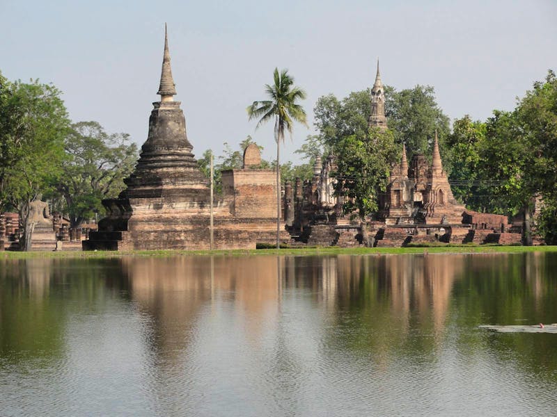 In der historischen Tempelstadt Sukhothai (UNESCO-Weltkulturerbe), Thailand  - ©Elisa Müller (Eberhardt TRAVEL)