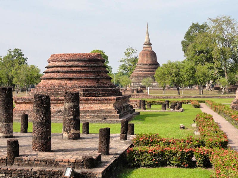 In der historischen Tempelstadt Sukhothai (UNESCO-Weltkulturerbe), Thailand  - ©Elisa Müller (Eberhardt TRAVEL)