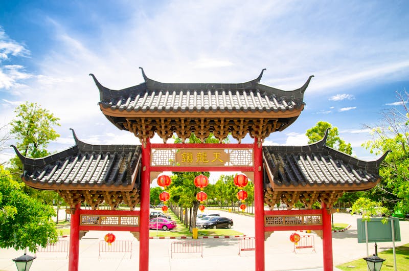 Drachen-Museum in Suphanburi - Dach in der Museumsanlage - ©Chanuwat - stock.adobe.com