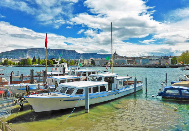 Schiffsfahrt auf dem Genfer See - Anleger in Genf - ©Claudia Bernhardt - Eberhardt TRAVEL