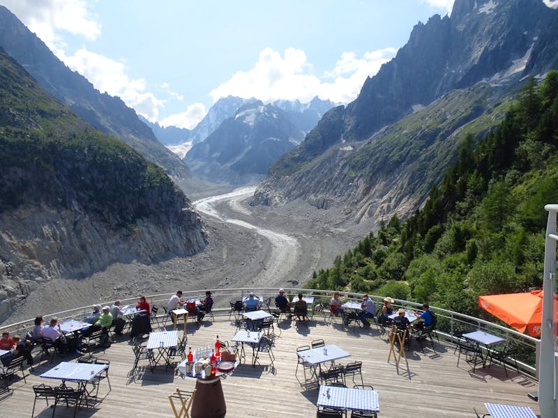 Blick auf den Eismeergletscher bei Chamonix - ©Hartwig Köllner - Eberhardt TRAVEL