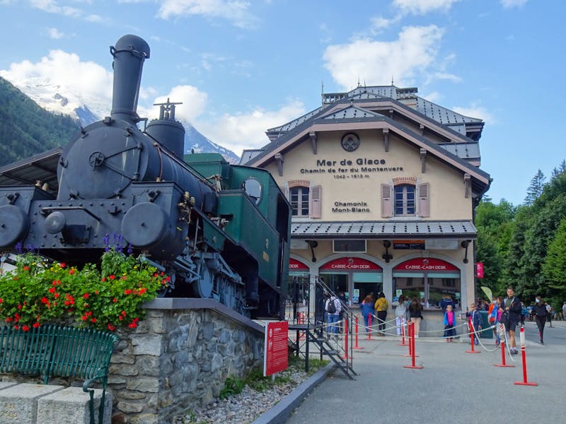 Chamonix - am Bahnhof Montenvers - ©Hartwig Köllner - Eberhardt TRAVEL