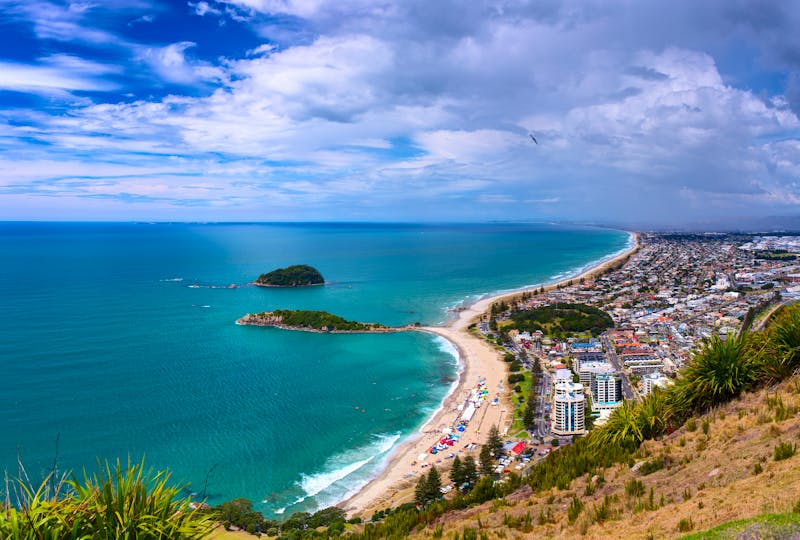 Tauranga vom Mount Maunganui gesehen - &copy;Yevgen Belich - stock.adobe.com