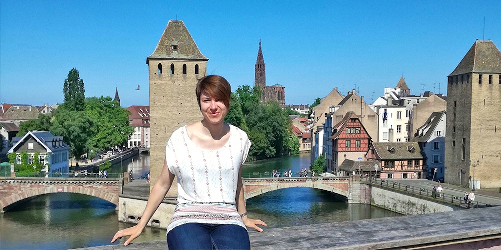 Reiseleiterin Sophie Hof in Straßburg – © Sophie Hof - Eberhardt TRAVEL