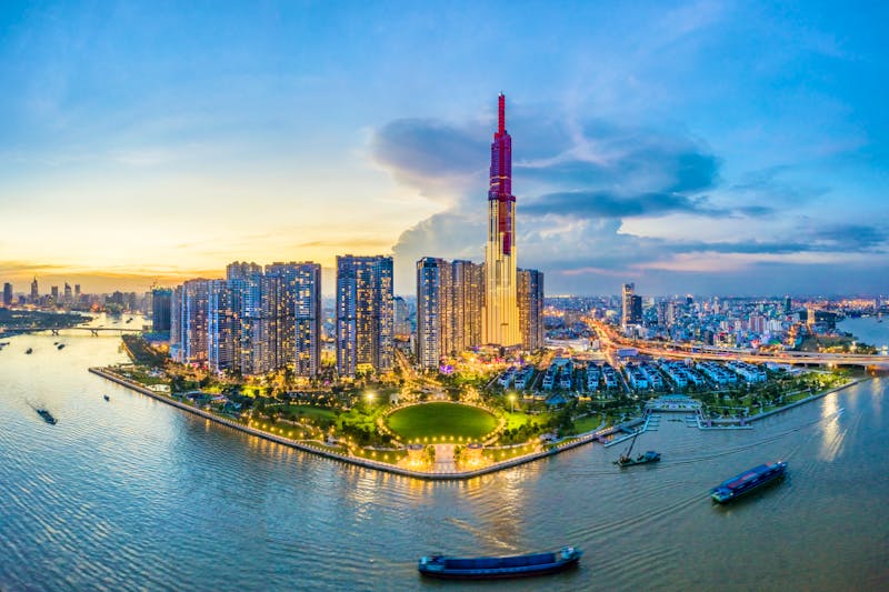 Blick auf das moderne Zentrum von Ho-Chi-Minh-Stadt (Saigon) - ©Hien Phung - stock.adobe.com