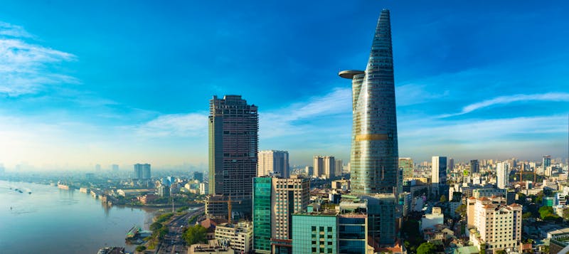 Blick auf die Skyline von Ho-Chi-Minh-Stadt (Saigon) - ©HaniSantosa - stock.adobe.com