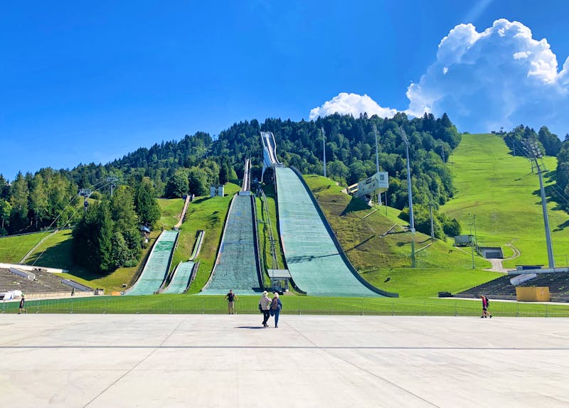 Olympiaschanzen von Garmisch-Partenkirchen - ©Patrick Fritzsche - Eberhardt TRAVEL