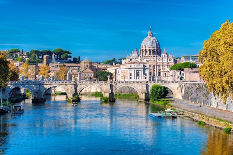 Rom - Tiber und Petersdom - ©lucky-photo - stock.adobe.com