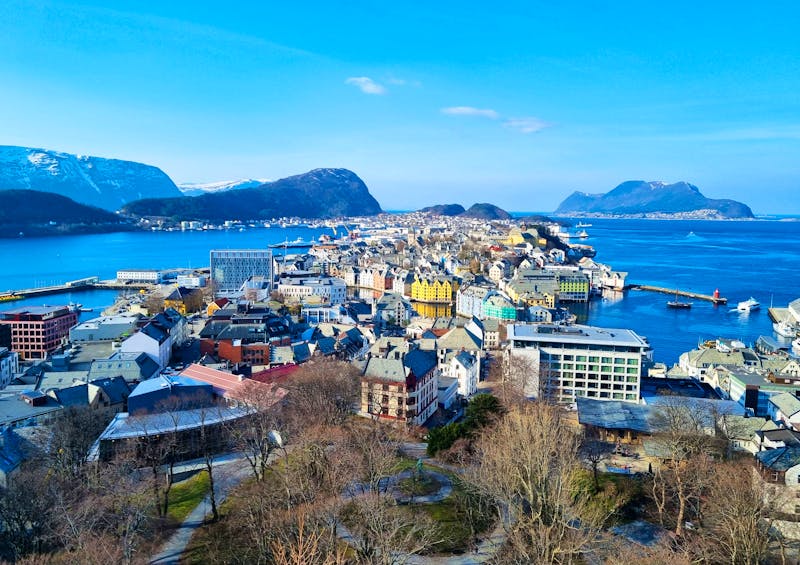 Alesund - Ausblick vom Berg Aksla - ©Katrin Deutschbein (Eberhardt TRAVEL)