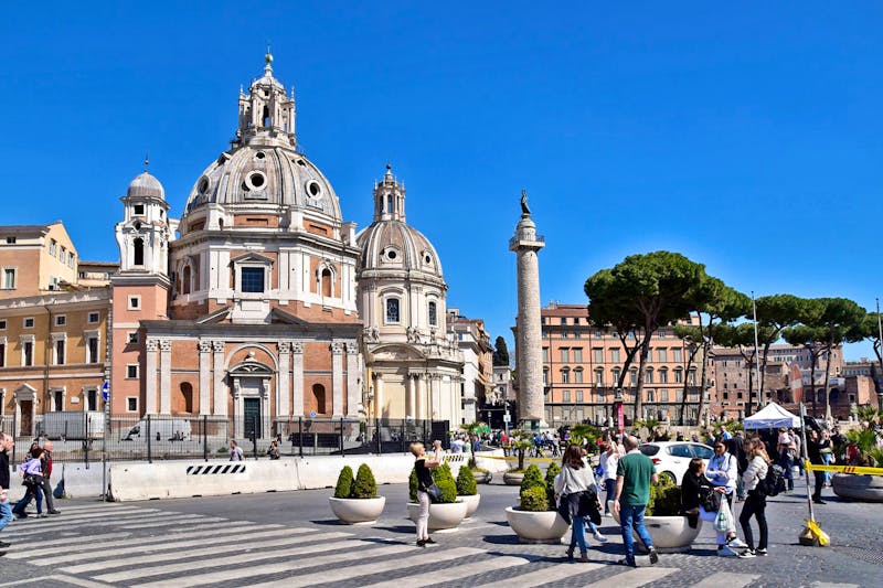 Venedig Platz mit Trajan-Säule in Rom - ©Konrad Füssel - Eberhardt TRAVEL