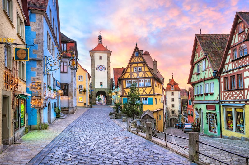 Rothenburg ob der Tauber - Abendstimmung in der Altstadt - &copy;Boris Stroujko - stock.adobe.com