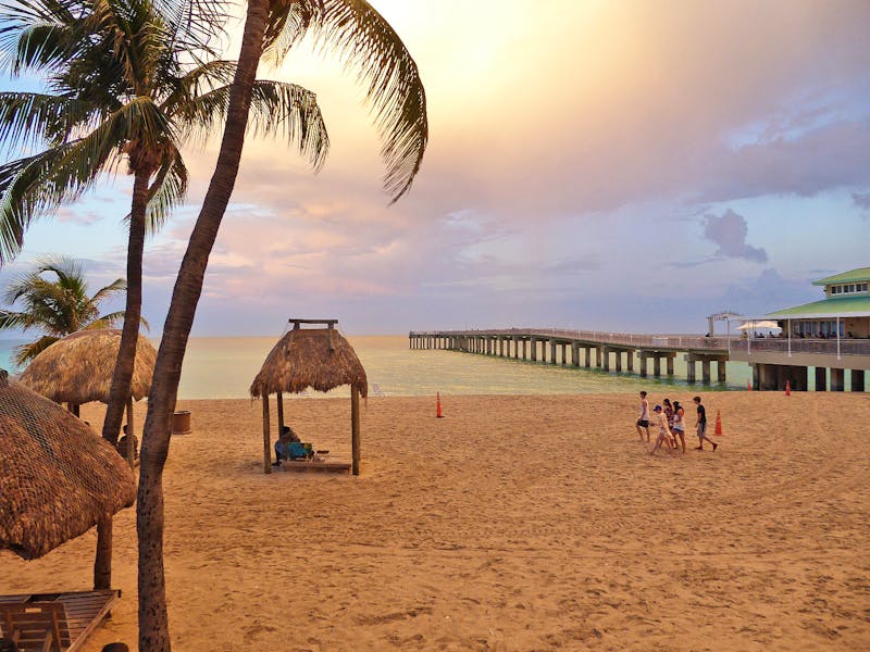 Abendstimmung am Strand von Miami Beach - ©Sabine Letzybyll - Eberhardt TRAVEL