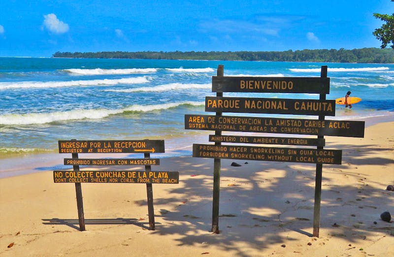 Strand im Nationalpark  Cahuita - ©Rico Manns - Eberhardt TRAVEL