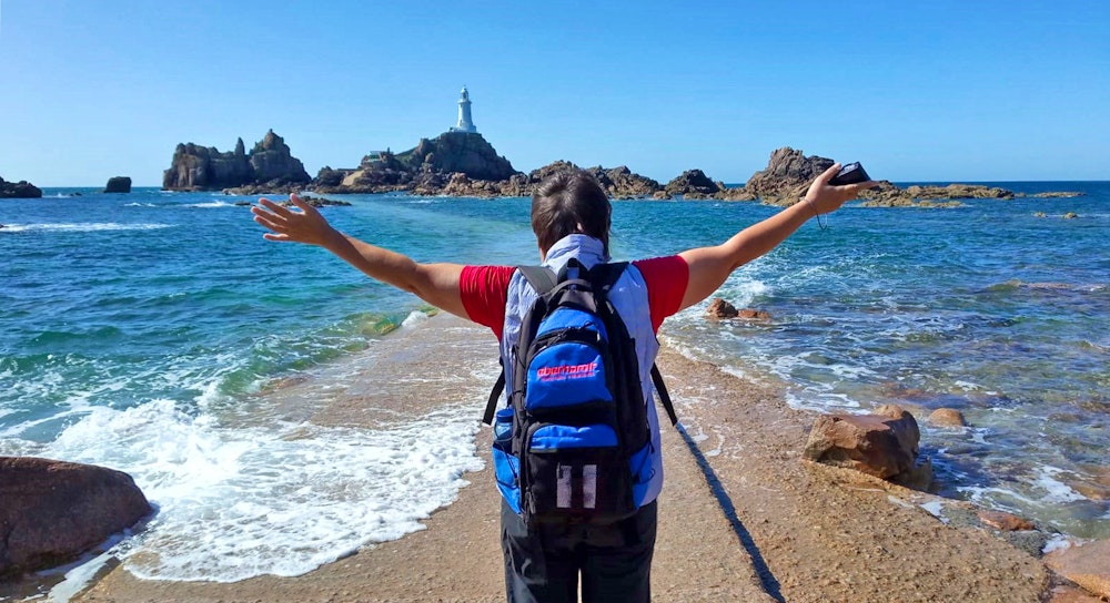 Am Corbiere Leuchtturm auf der Insel Jersey – © Eberhardt TRAVEL