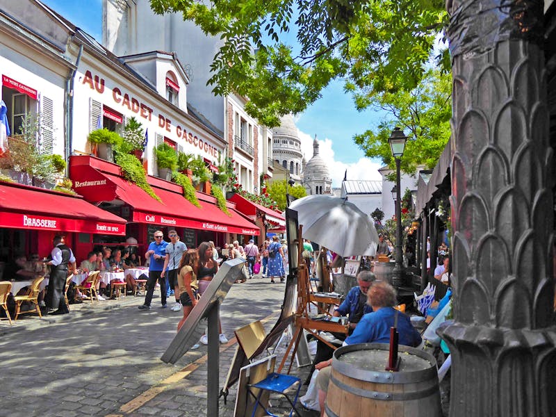 Spaziergang in Paris - Place du Tertre - ©Gabriele Sauer - Eberhardt TRAVEL