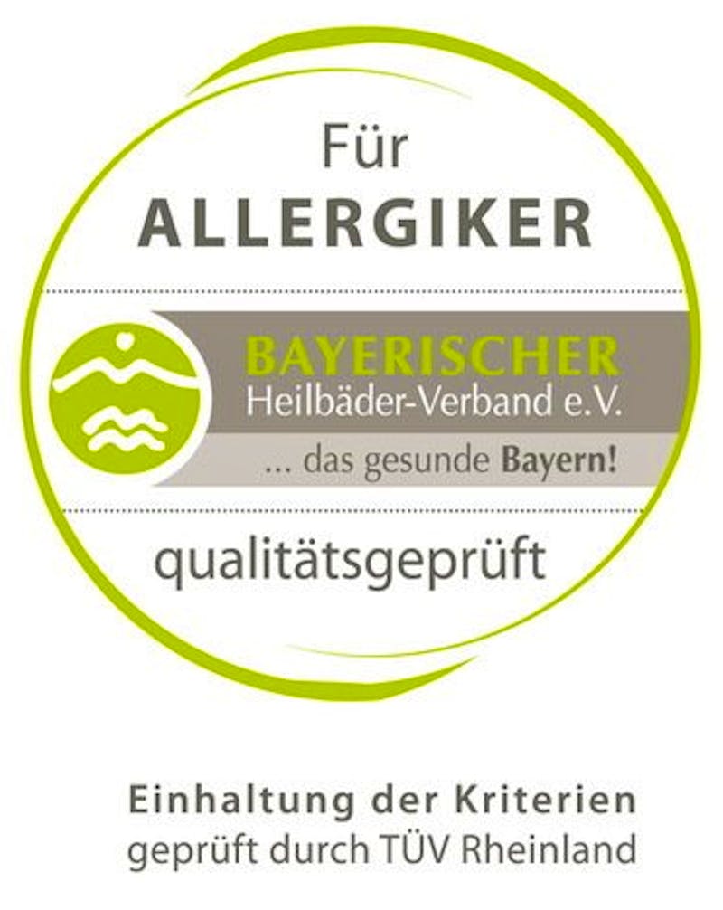 Bad Füssing - Kurhotel Sonnenhof - Siegel Allergikerfreundlich – ©Kurhotel Sonnenhof Bad Füssing